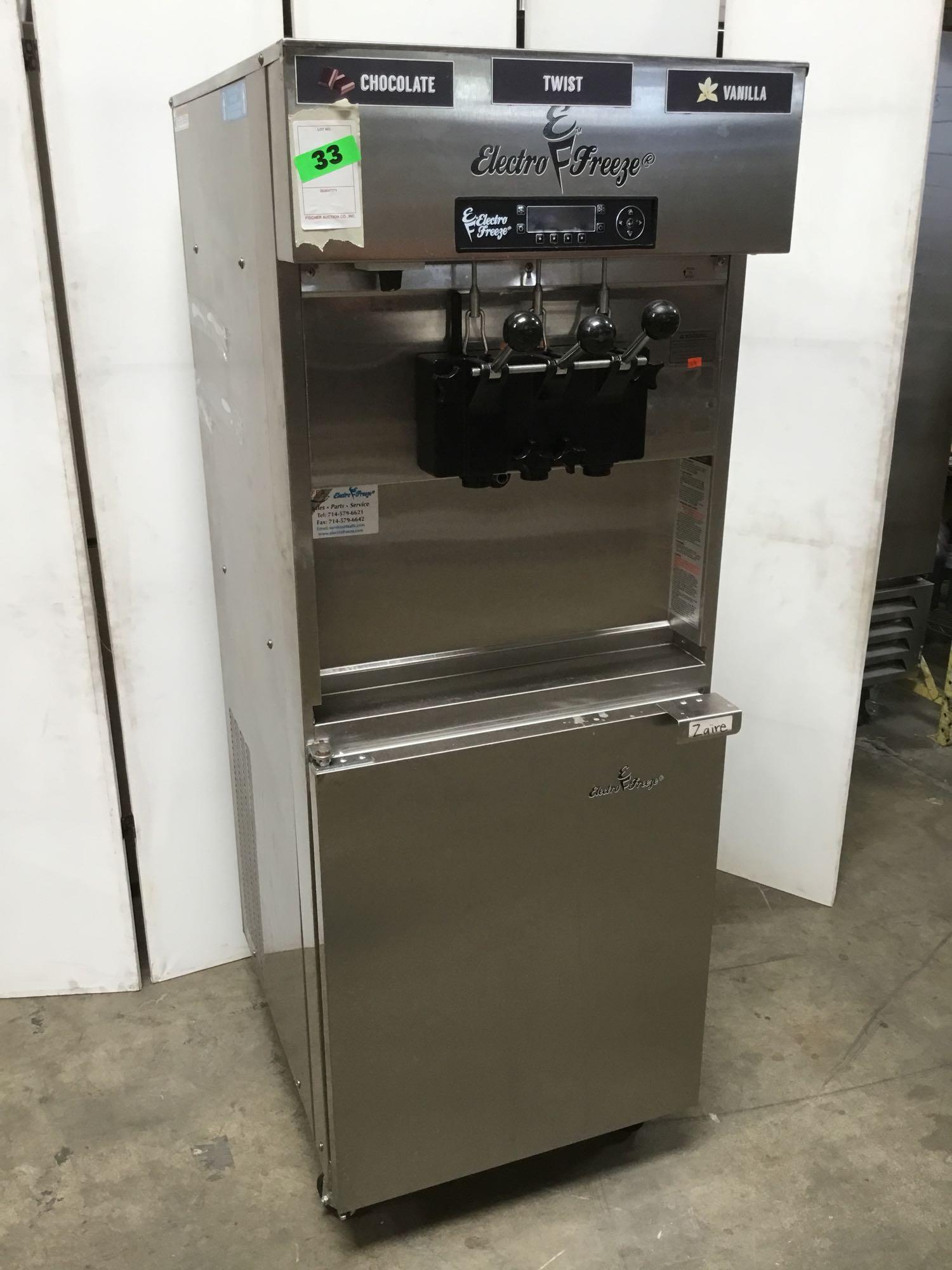 Electro Freeze Dual 20 Quart Pressurized Soft Serve Freezer With VQM ***WORKING***