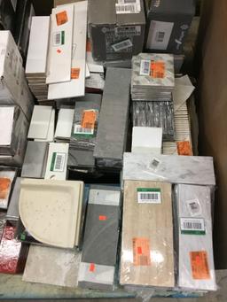 Pallet lot of Assorted Wall Tile