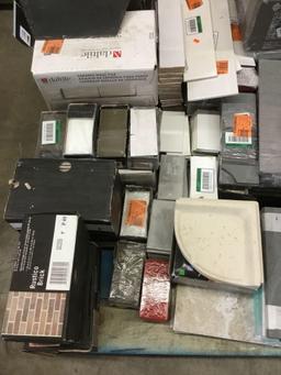 Pallet lot of Assorted Wall Tile