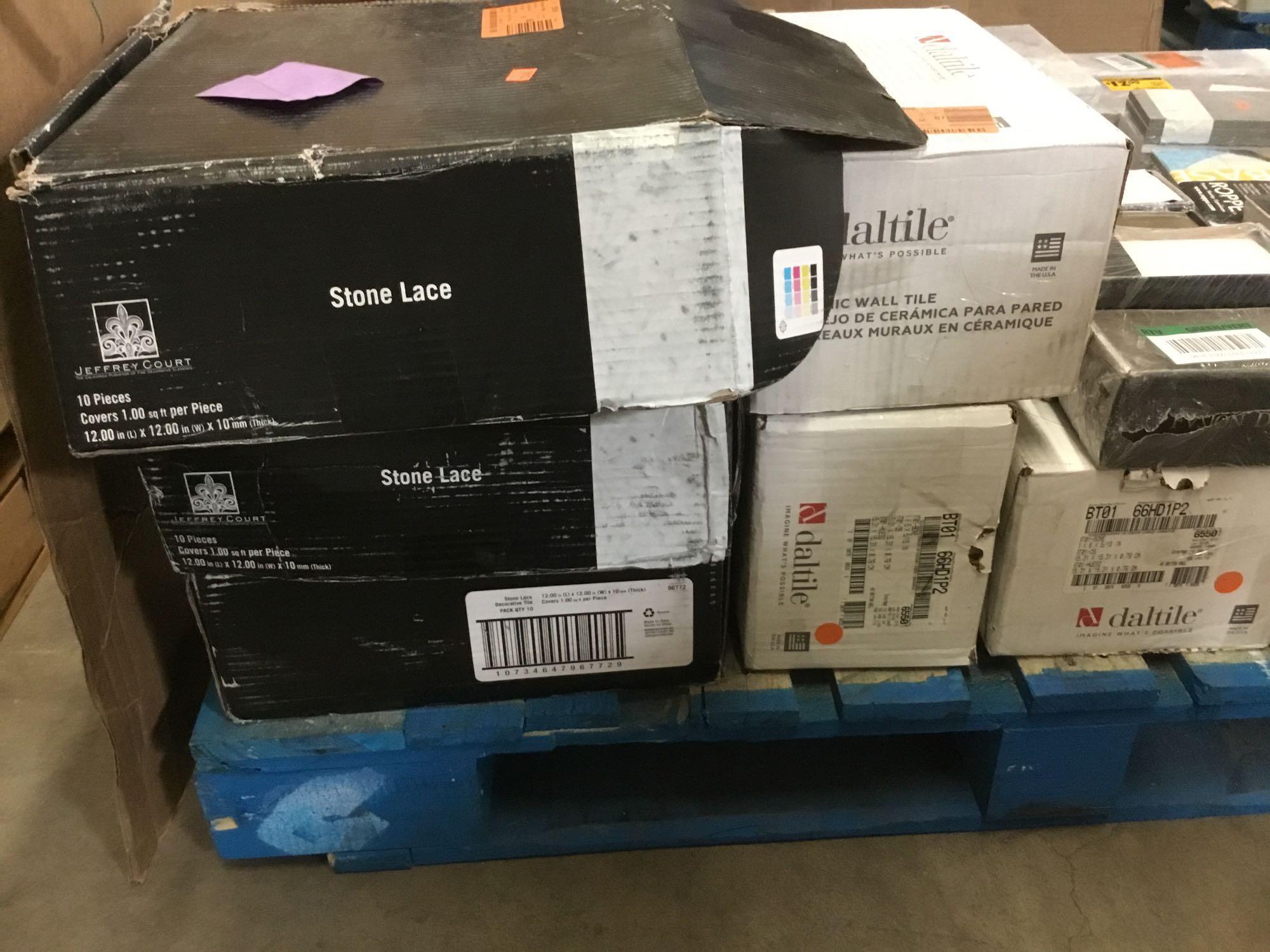 Pallet lot of Assorted Wall Tile