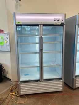 Premium Levella 29 cu.ft Commercial Double Door Display Refrigerator*GETS COLD*