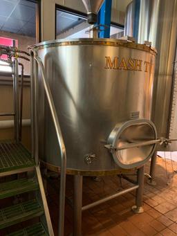 12bbl Steam Brewhouse with HLT