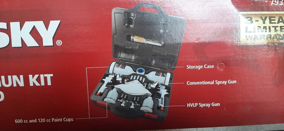 Husky HVLP Spray Gun Kit Gravity Proxibid