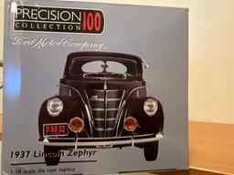 1937 Lincoln Zephyr 1/18 Die Cast Collectible