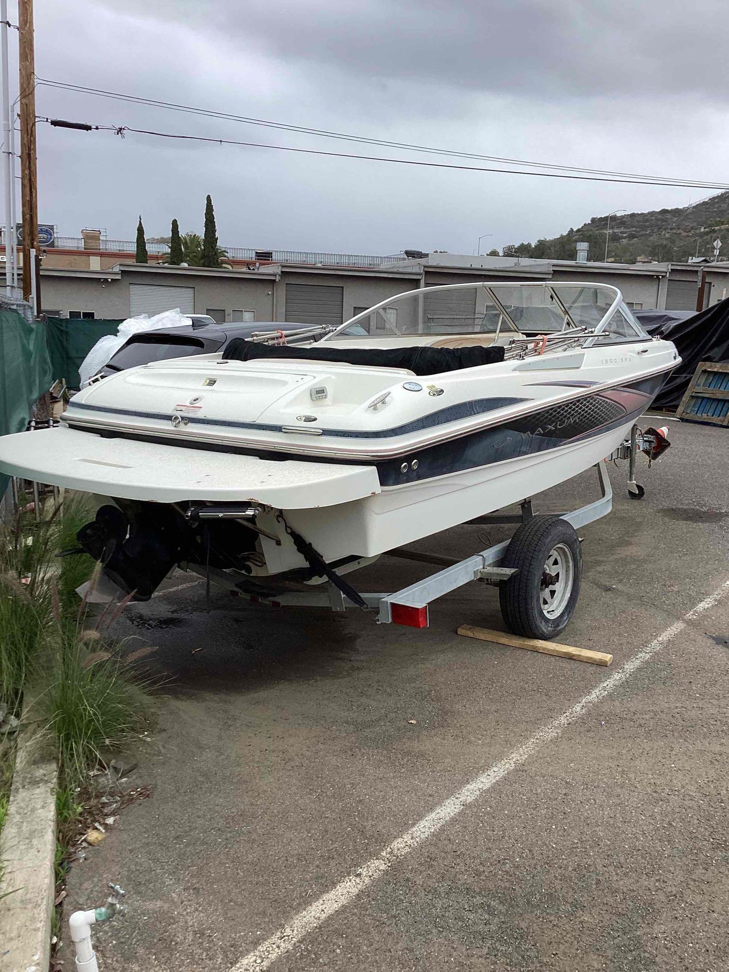 2008 Maxum 1800 SR3 Boat with Trailer
