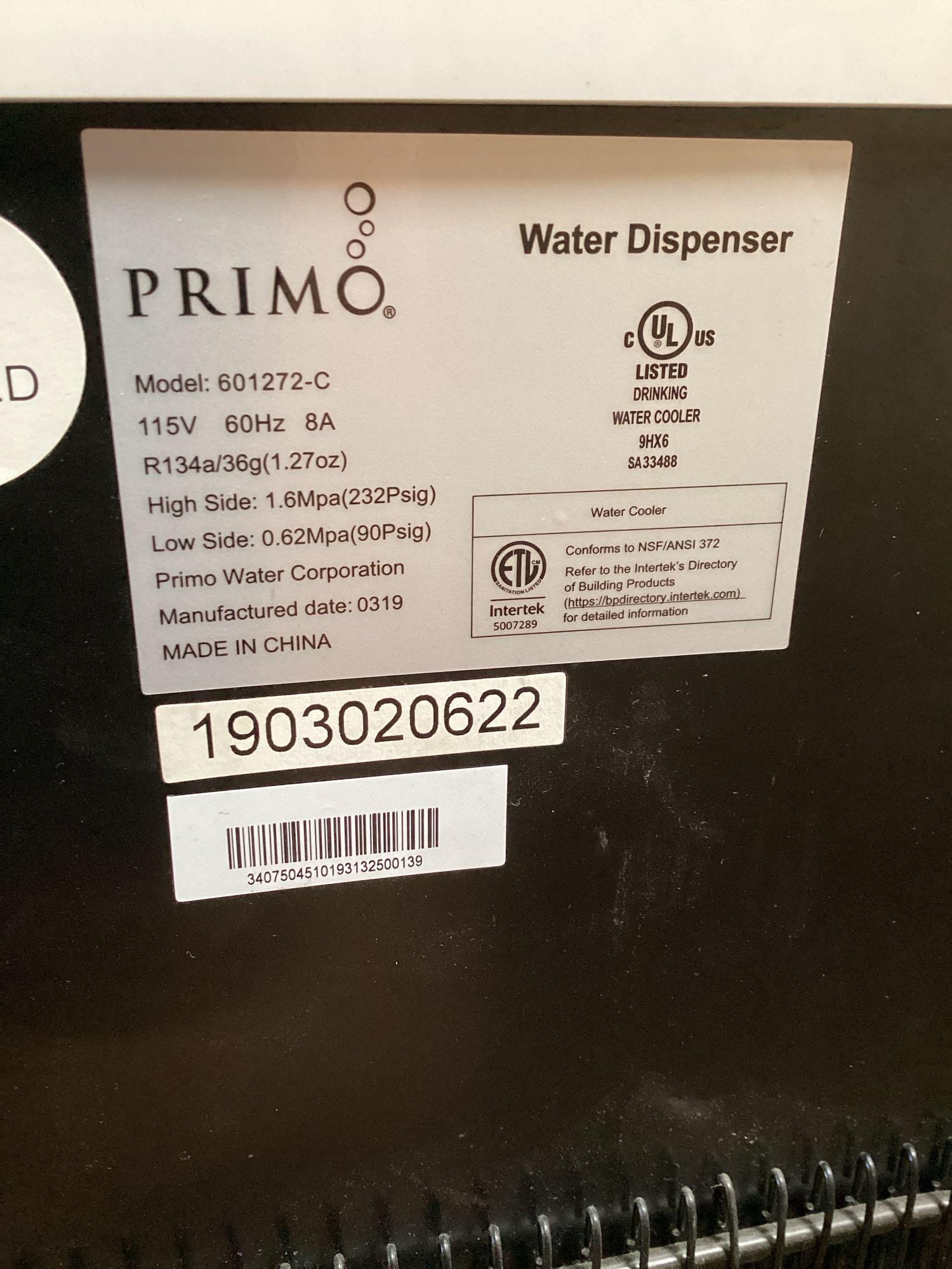 Lot of (3) Primo Hot/Cold Water Dispensers