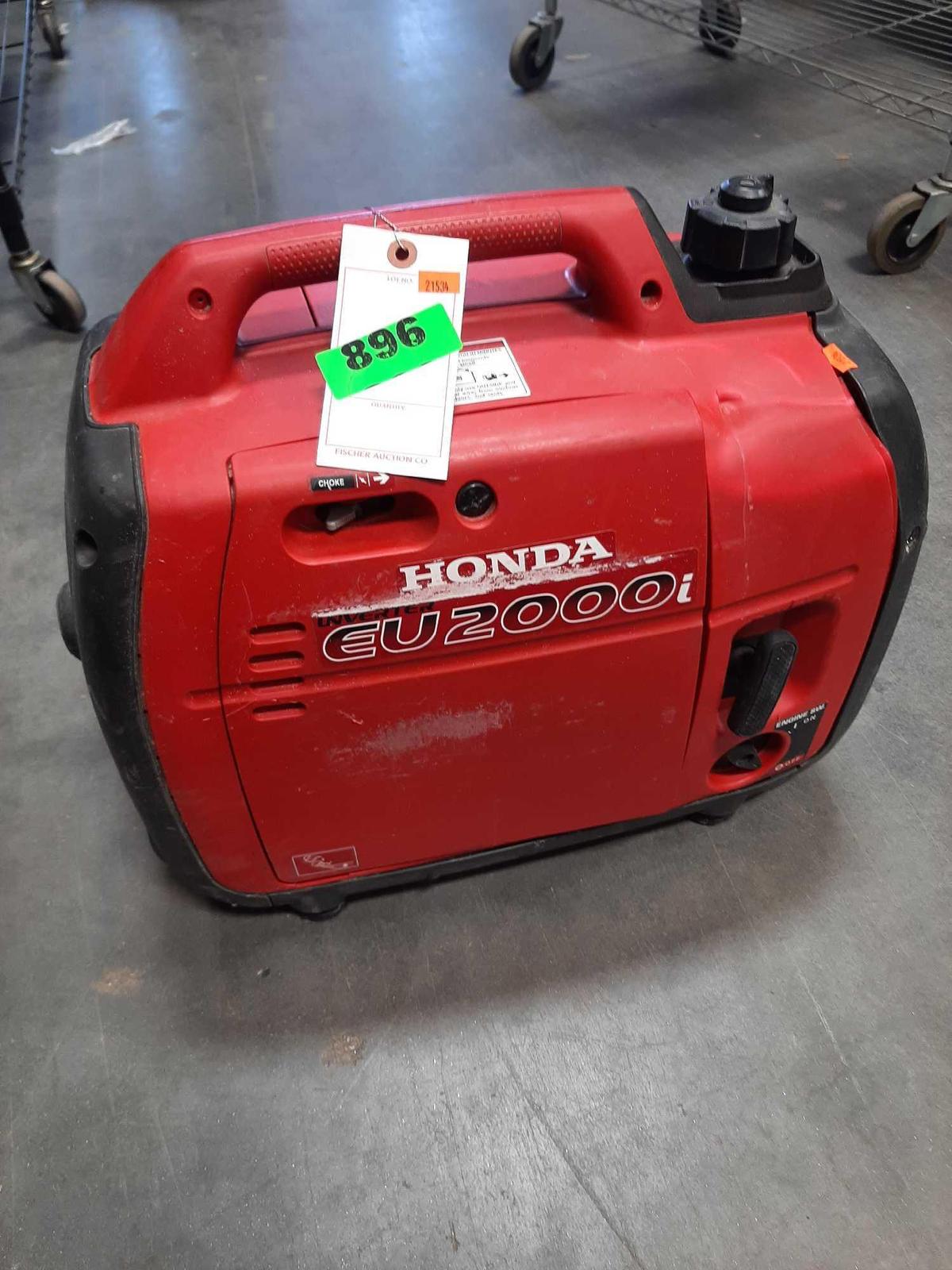 Honda EU 2000 Gas Powered Inverter*STRING PULLED*