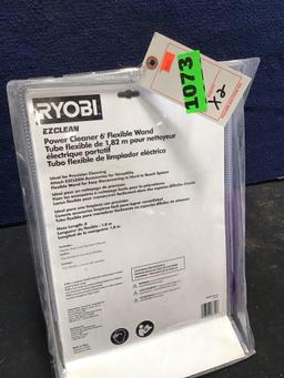 (2) RYOBI Power Cleaner 6in Flexible Wand