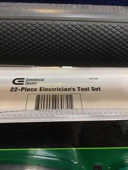 Commercial Electric 22 Piece Electricians Tool Set