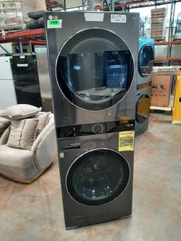 LG 4.5 Cu.Ft. Smart Front Load Washer and 7.4 Cu. Ft. Electric Dryer WashTower*PREVIOUSLY INSTALLED*