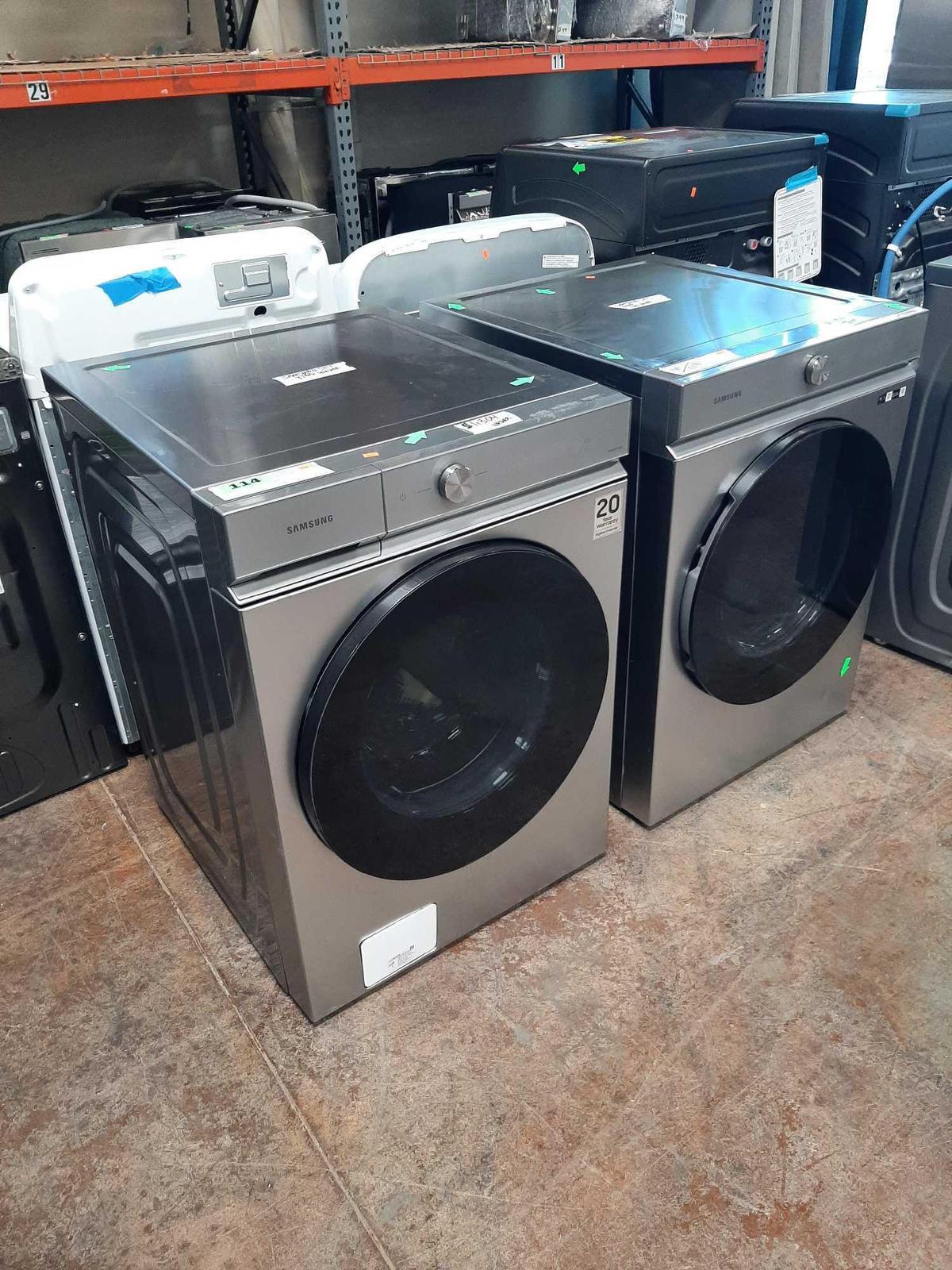 Samsung BESPOKE Stackable Smart Washer and Gas Dryer Set*PREVIOUSLY INSTALLED*