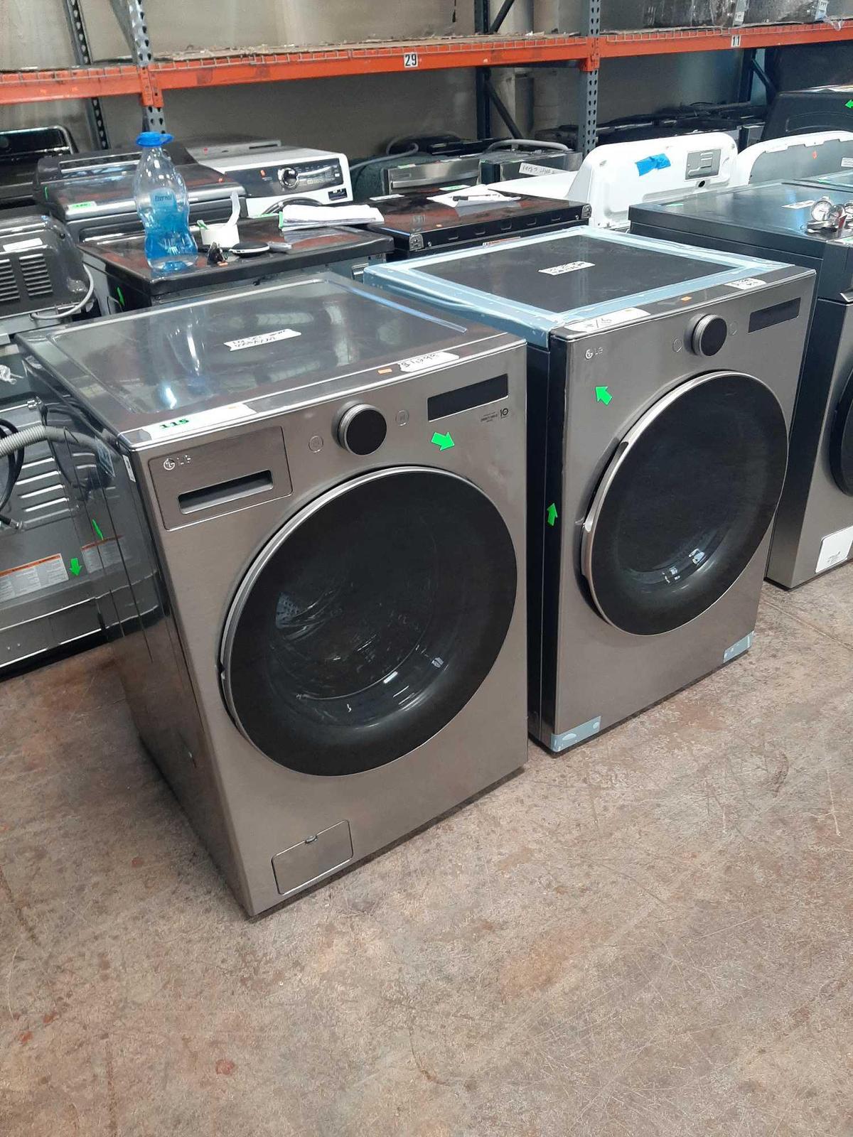 LG Smart High Efficiency Washer and Gas Dryer Set*PREVIOUSLY INSTALLED*