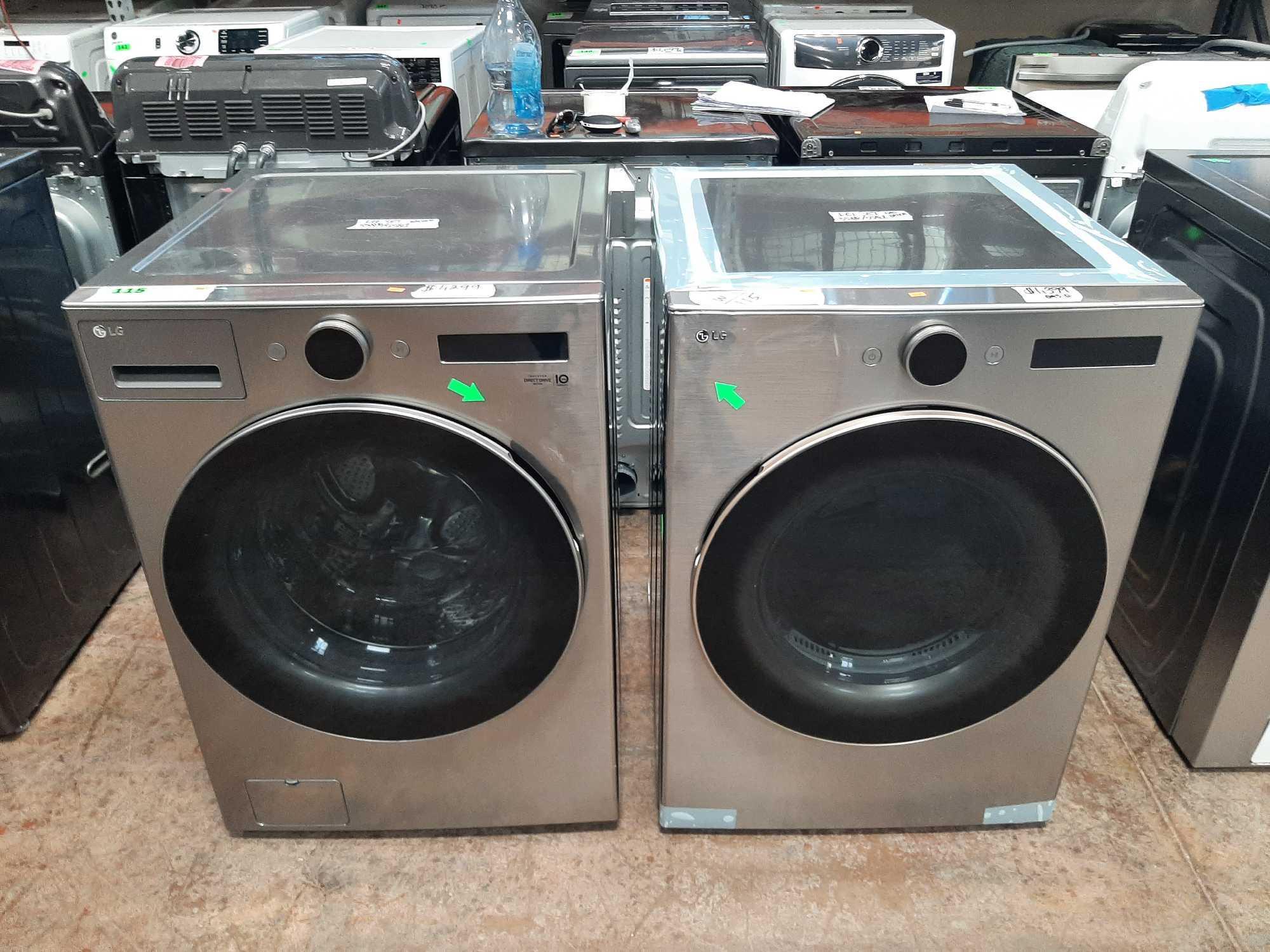 LG Smart High Efficiency Washer and Gas Dryer Set*PREVIOUSLY INSTALLED*