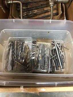 Box Lot of Assorted Drill Bits