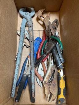 Box A lot of Assorted Tools