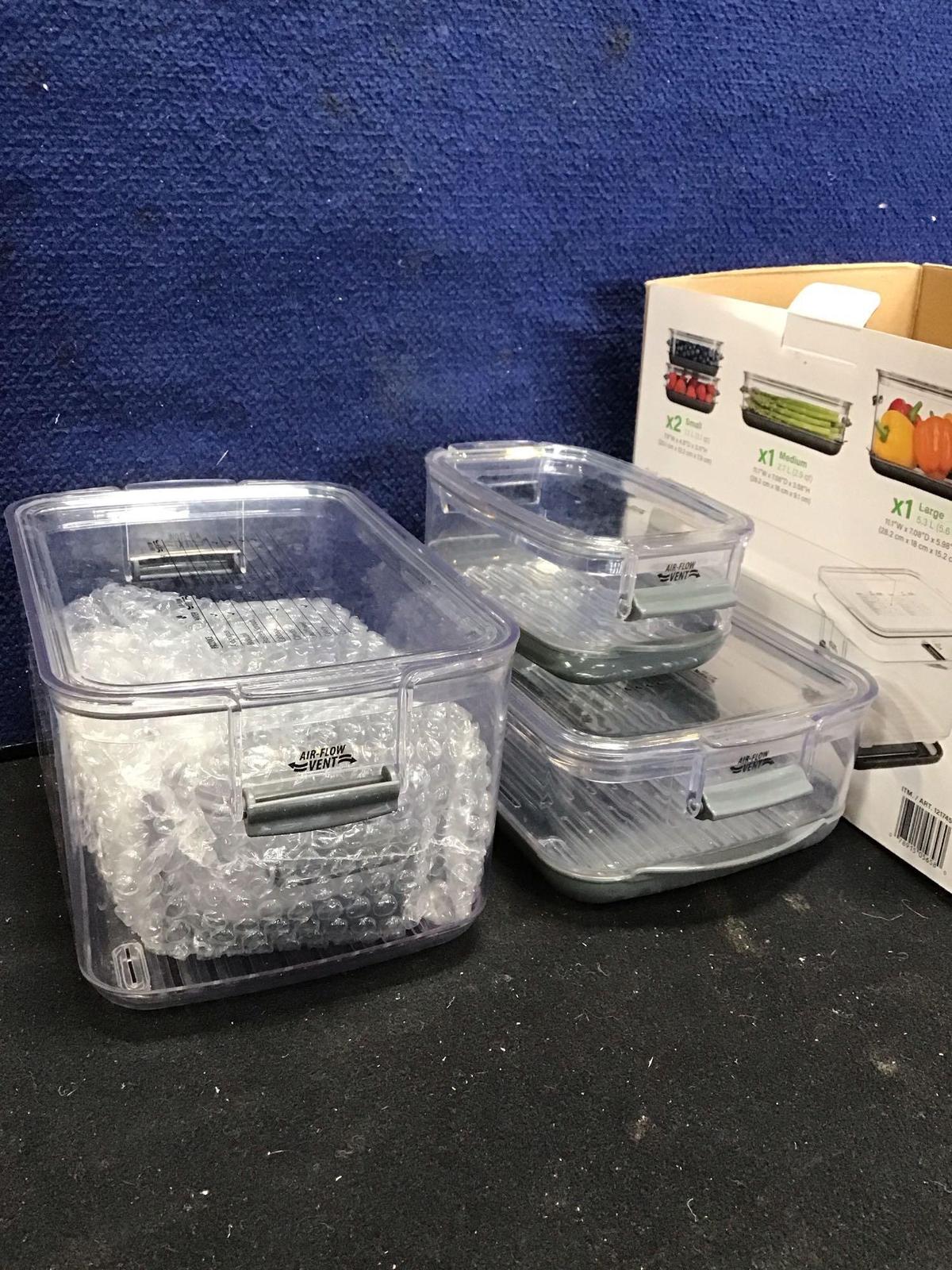 Box Lot of Storage Containers