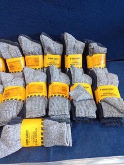 Box Lot of(15) Packs Thermal Work Socks