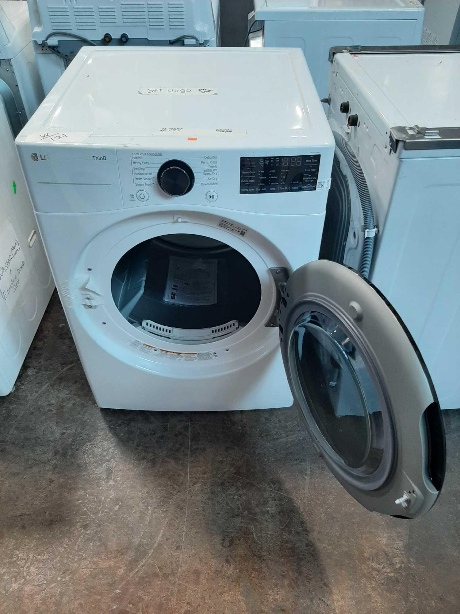 Ultra Large Capacity Smart Washer and Electric Dryer Set*PREVIOUSLY INSTALLED*