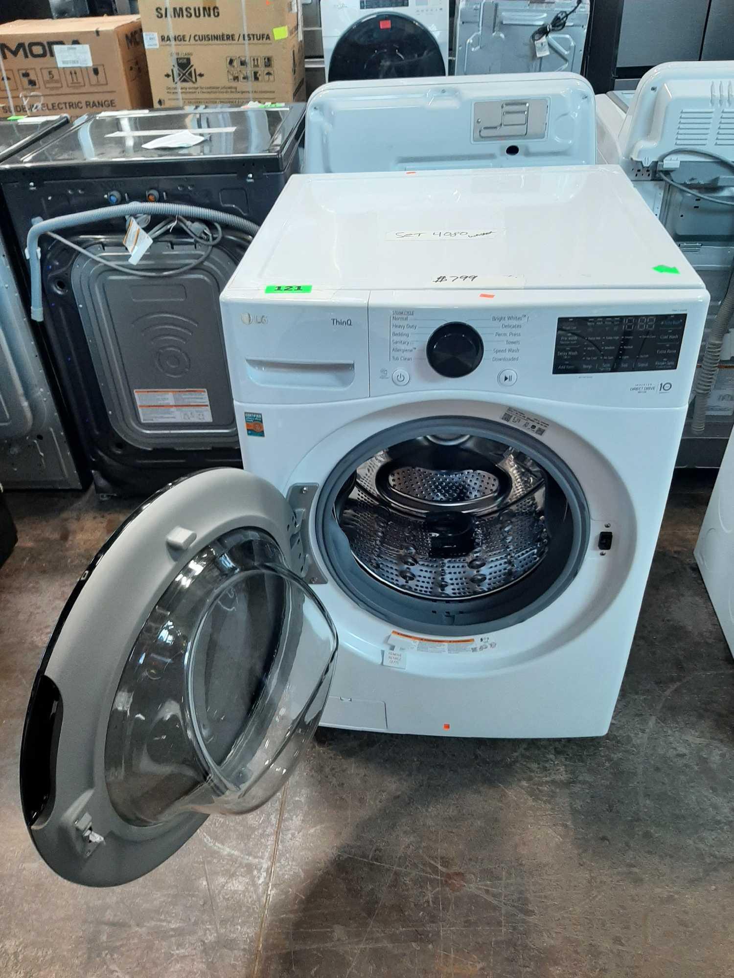 Ultra Large Capacity Smart Washer and Electric Dryer Set*PREVIOUSLY INSTALLED*
