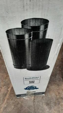 Lot of (3) DuraVent Single Wall Pipes