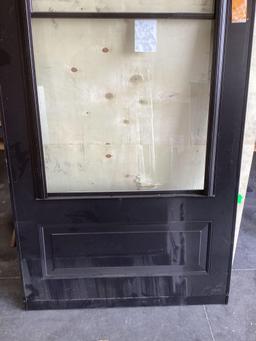 Black Aluminum Storm Door