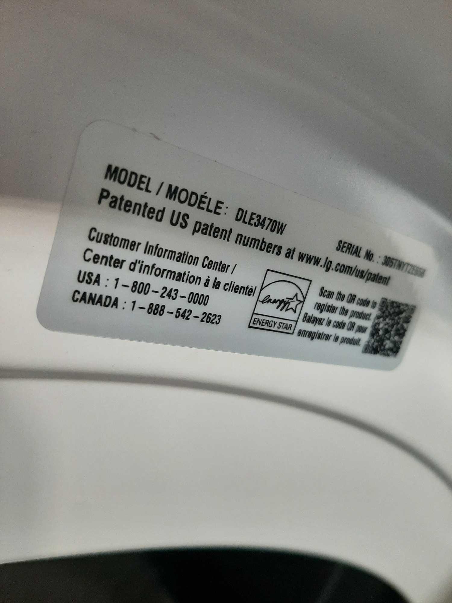 LG 7.4 Cu. Ft. Electric Dryer*PREVIOUSLY INSTALLED*