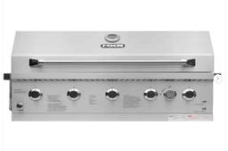 NXR 37in 5 Burner Built in Gas Grill with Infrared and Rotisserie Burner