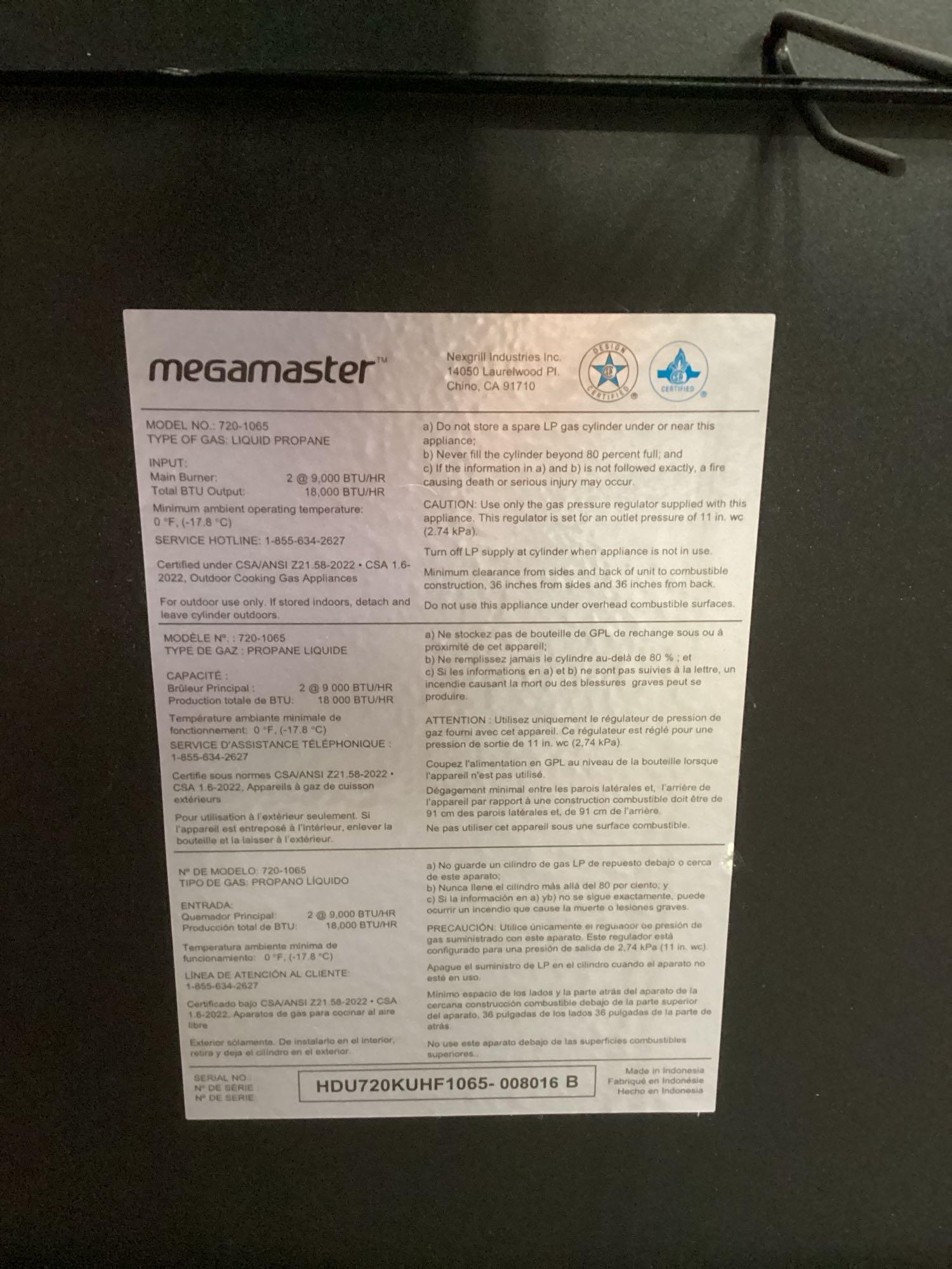MegaMaster 2-Burner Grill