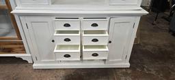 Novasolo Halifax Kitchen Hutch Unit in white