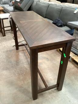 Wood Bar table with stools*DAMAGED *