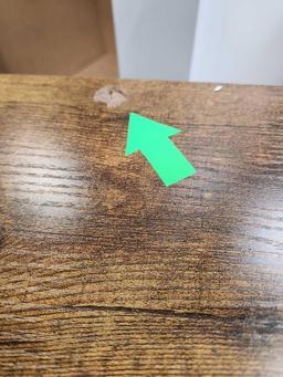 Wood Top Bar Table *DAMAGED*