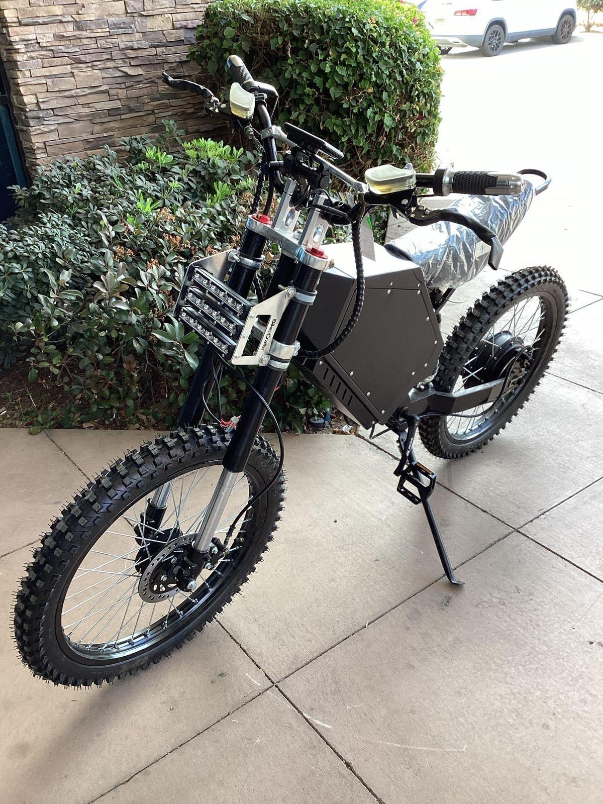 3000w 48v Adult Stealth Bomber Enduro Electric Off Road Bike*NO CHARGER*