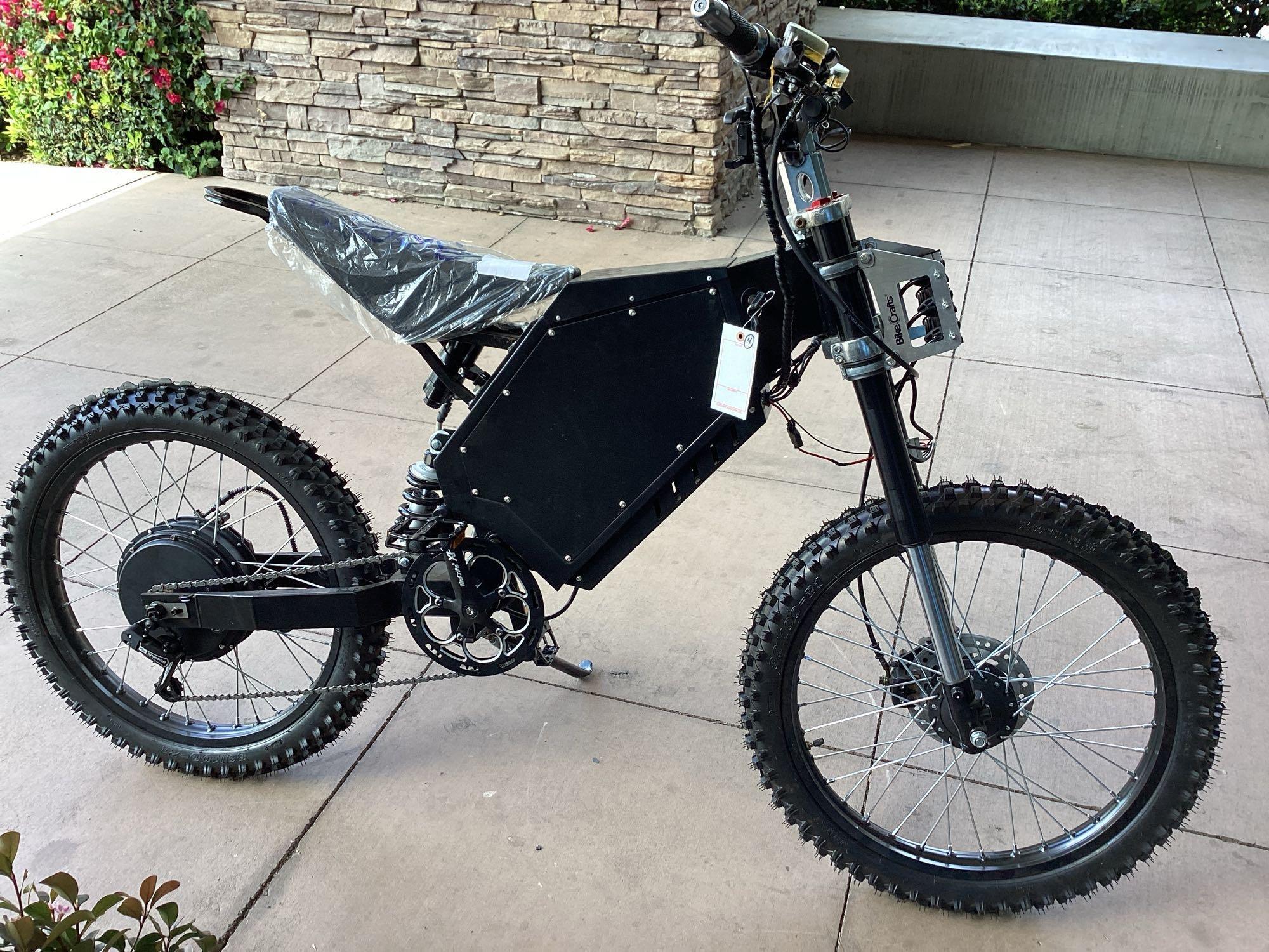 3000w 48v Adult Stealth Bomber Enduro Electric Off Road Bike*NO CHARGER*