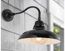 Aurora 1-Light Farmhouse Indoor and Outdoor LED Sconce