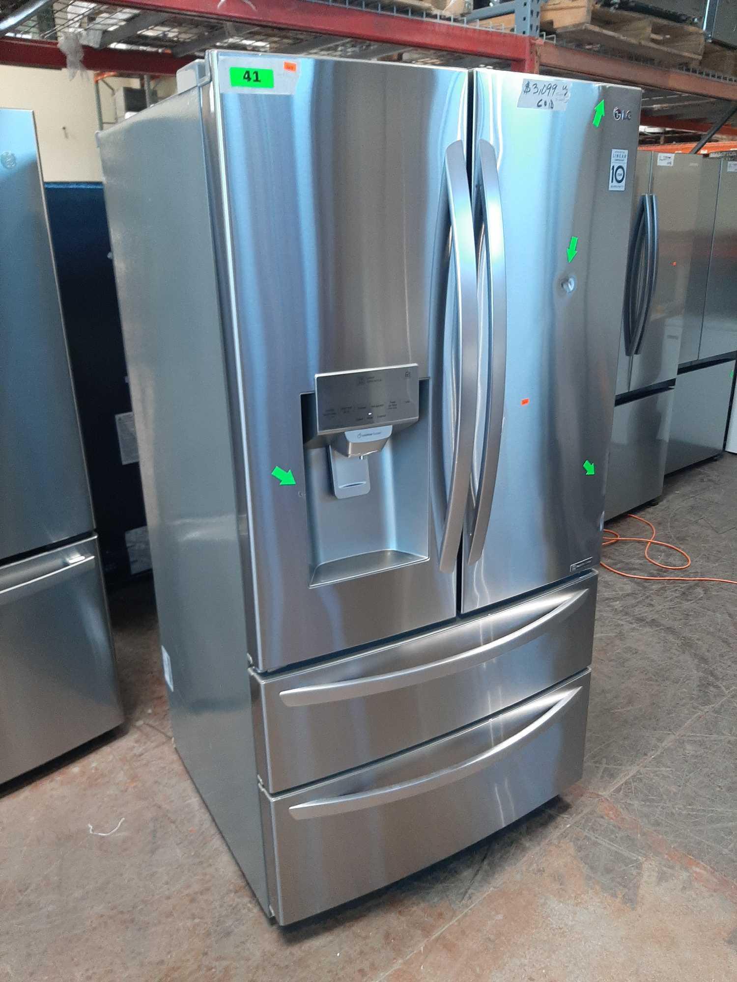 LG 27.8 Cu. Ft. 4 Door French Door Smart Refrigerator*COLD*PREVIOUSLY INSTALLED*