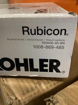 Kohler Rubicon Widespread Bathroom Faucet in Brushed Nickel