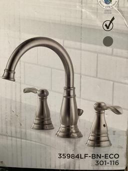 Delta Porter 2-Handle Widespread Bathroom Faucet in Brushed Nickel