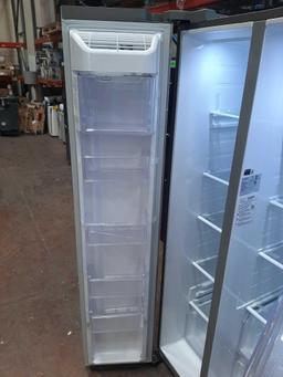 Samsung 28 cu. ft. Side by Side Smart Refrigerator*COLD*PREVIOUSLY INSTALLED*