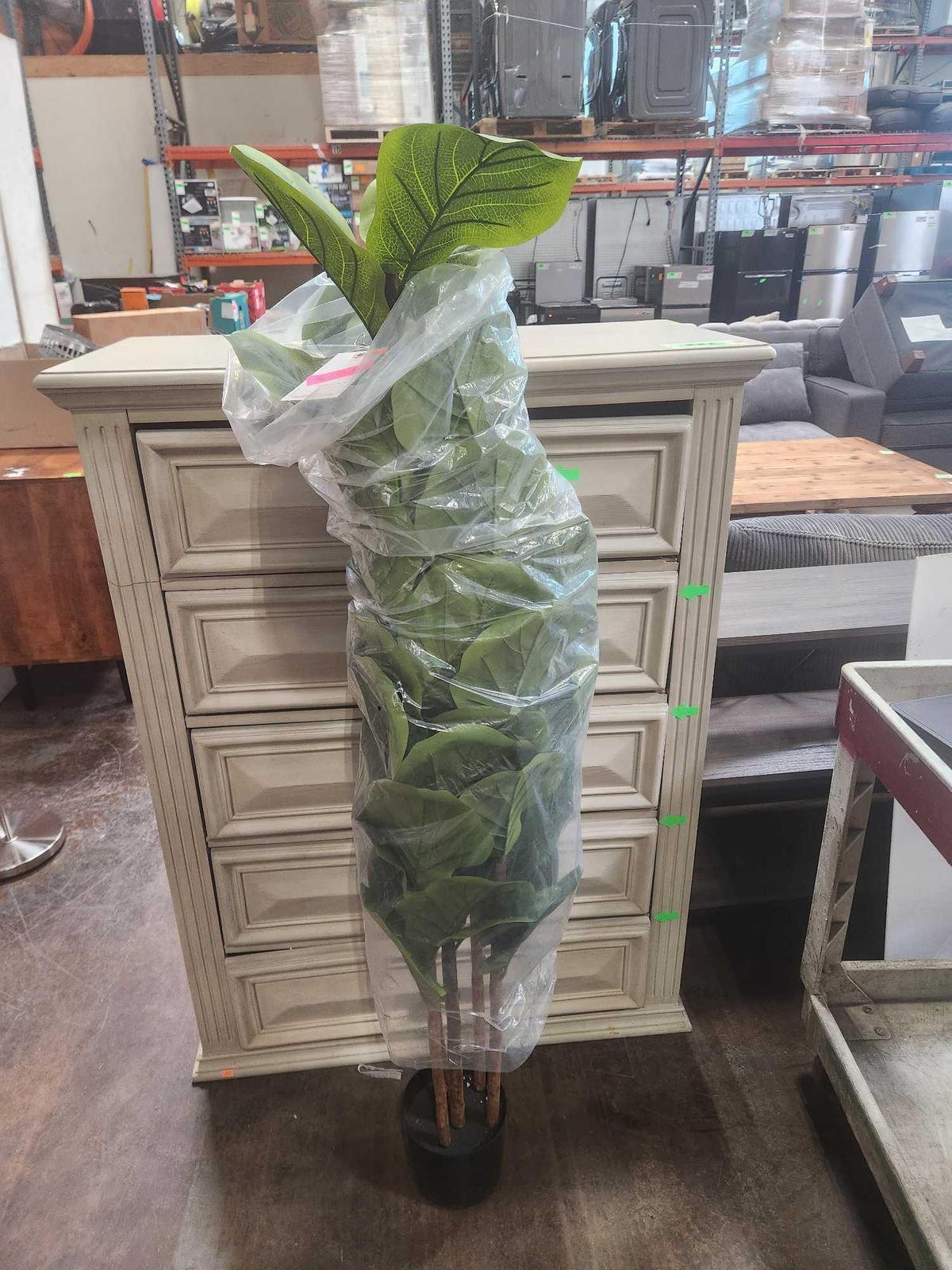 Goplus Fake Fiddle Leaf Fig Tree