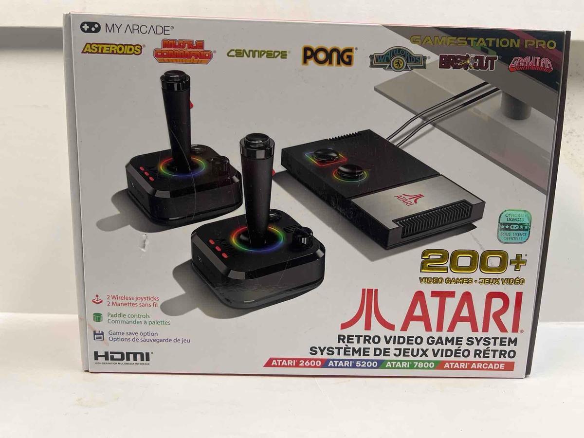 (3) Atari Retro Video Game System