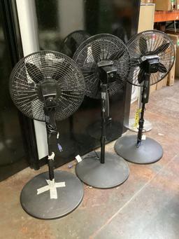 Lot of (3) Lasko Pedestal Fans