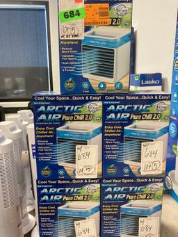 Lot of (5) ARCTIC AIR Portable Evaporative Coolers