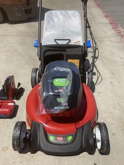 Toro 60V Max* 21 in.Recycler Self-Propel Lawn Mower*TURNS ON*WITH BATTERY,CHARGER AND KEY*