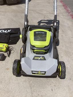 Ryobi 40V HP Brushless 21 in. Cordless Batter Self-Propelled Mower*TURNS ON*1 BATTERY 1 CHARGER*