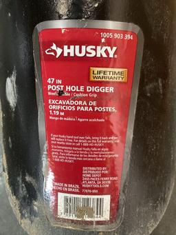 Husky 47in. Steel Post Hole Digger