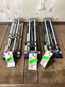 Lot of (3) Anvil 14in. Tile Cutter