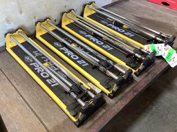 Lot of (4) QEP Pro 21 tile Cutters