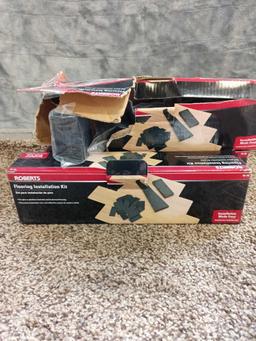 Box Lot Of (4) Roberts Flooring Installation Kits