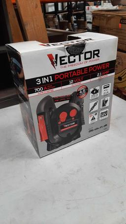 Vector 3 in 1 700A Portable Power Jump Starter*COMPLETE*