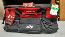 Husky 22 in. Spring Loaded Tool Bag